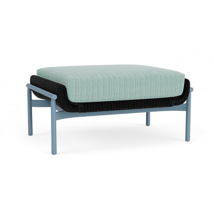 Lloyd Flanders™ Solstice Ottoman  - Ebony, Stillwater