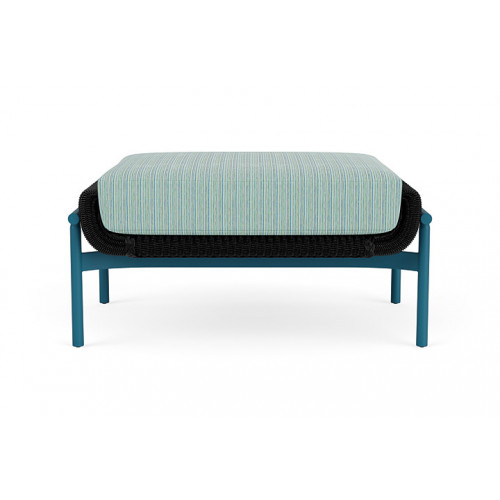 Lloyd Flanders™ Solstice Ottoman  - Ebony, Peacock