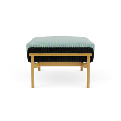 Lloyd Flanders™ Solstice Ottoman  - Ebony, Metallic Gold