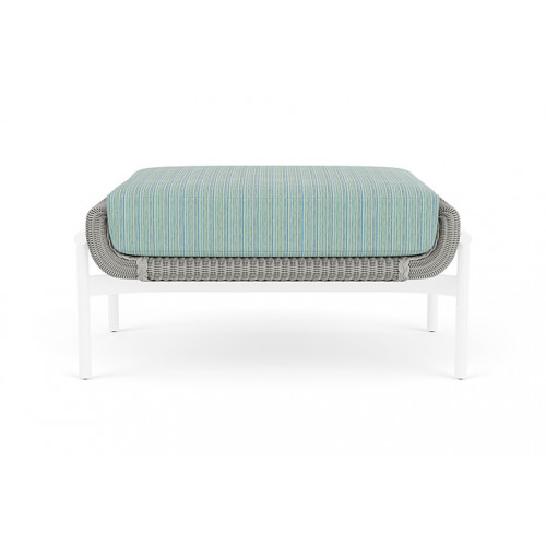 Lloyd Flanders™ Solstice Ottoman  - Platinum, White