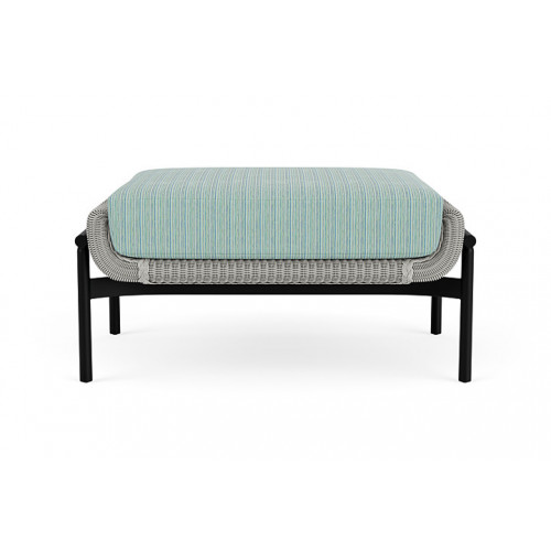 Lloyd Flanders™ Solstice Ottoman  - Platinum, Ebony