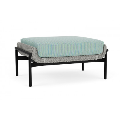 Lloyd Flanders™ Solstice Ottoman  - Platinum, Ebony