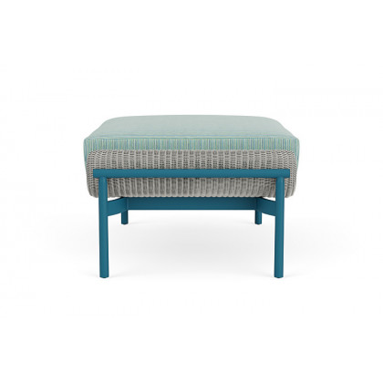 Lloyd Flanders™ Solstice Ottoman  - Platinum, Peacock