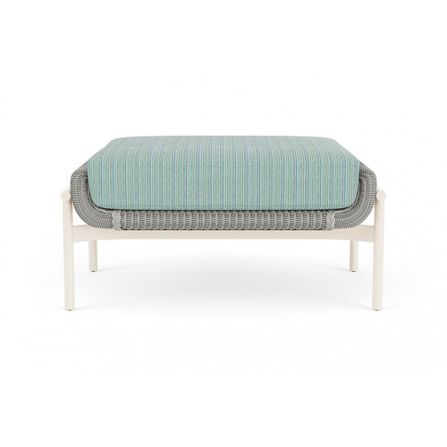 Lloyd Flanders™ Solstice Ottoman  - Platinum, Ivory