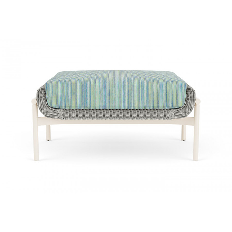 Lloyd Flanders™ Solstice Ottoman  - Platinum, Ivory