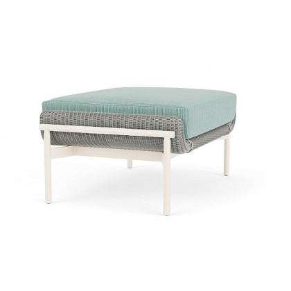 Lloyd Flanders™ Solstice Ottoman  - Platinum, Ivory