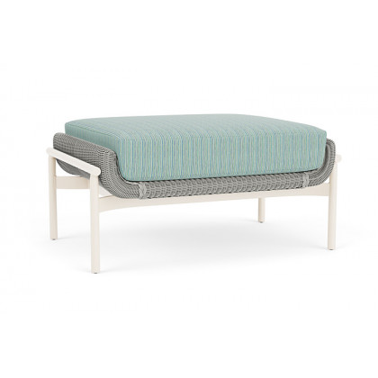 Lloyd Flanders™ Solstice Ottoman  - Platinum, Ivory