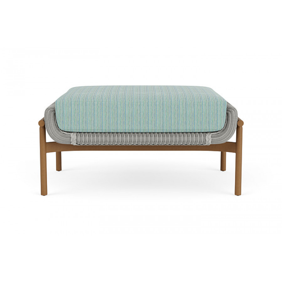 Lloyd Flanders™ Solstice Ottoman  - Platinum, Hickory