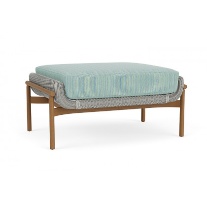 Lloyd Flanders™ Solstice Ottoman  - Platinum, Hickory