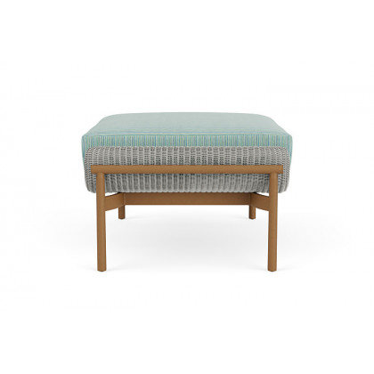 Lloyd Flanders™ Solstice Ottoman  - Platinum, Hickory