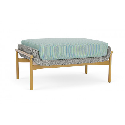 Lloyd Flanders™ Solstice Ottoman  - Platinum, Metallic Gold