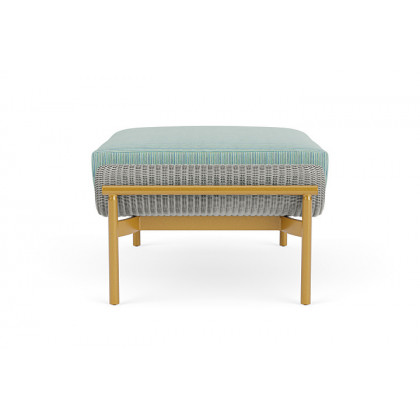 Lloyd Flanders™ Solstice Ottoman  - Platinum, Metallic Gold