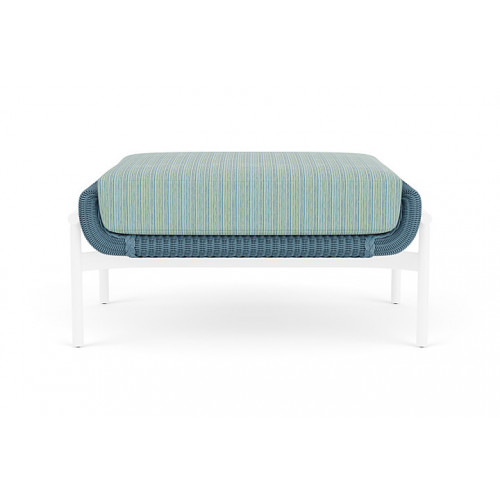 Lloyd Flanders™ Solstice Ottoman  - Stillwater, White