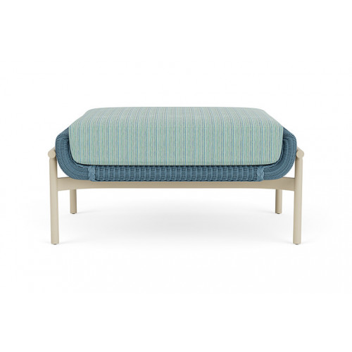 Lloyd Flanders™ Solstice Ottoman  - Stillwater, Linen