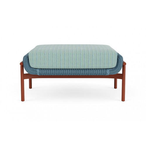 Lloyd Flanders™ Solstice Ottoman  - Stillwater, Terracotta
