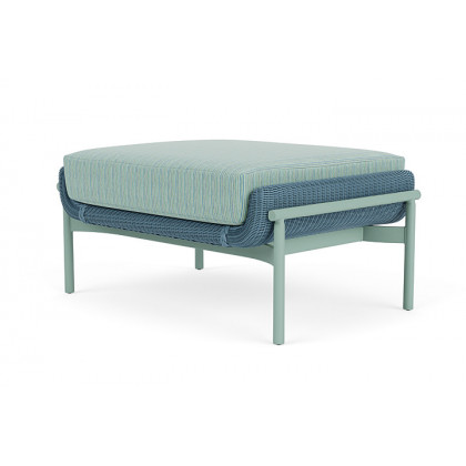 Lloyd Flanders™ Solstice Ottoman  - Stillwater, Sea Glass