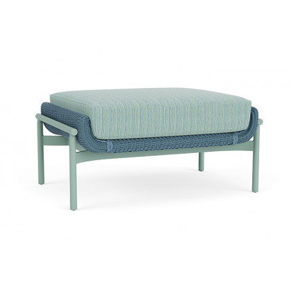 Lloyd Flanders™ Solstice Ottoman  - Stillwater, Sea Glass