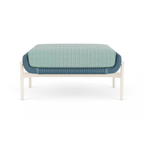 Lloyd Flanders™ Solstice Ottoman  - Stillwater, Ivory