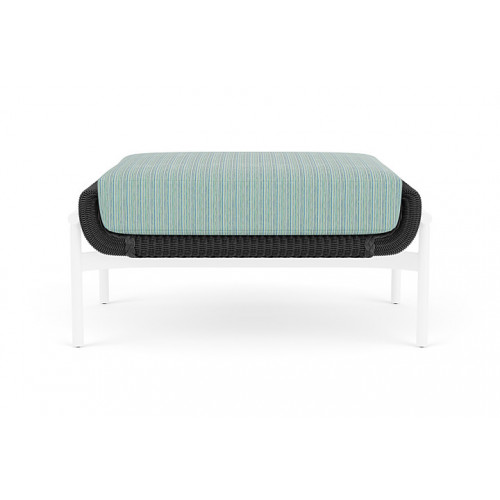 Lloyd Flanders™ Solstice Ottoman  - Charcoal, White