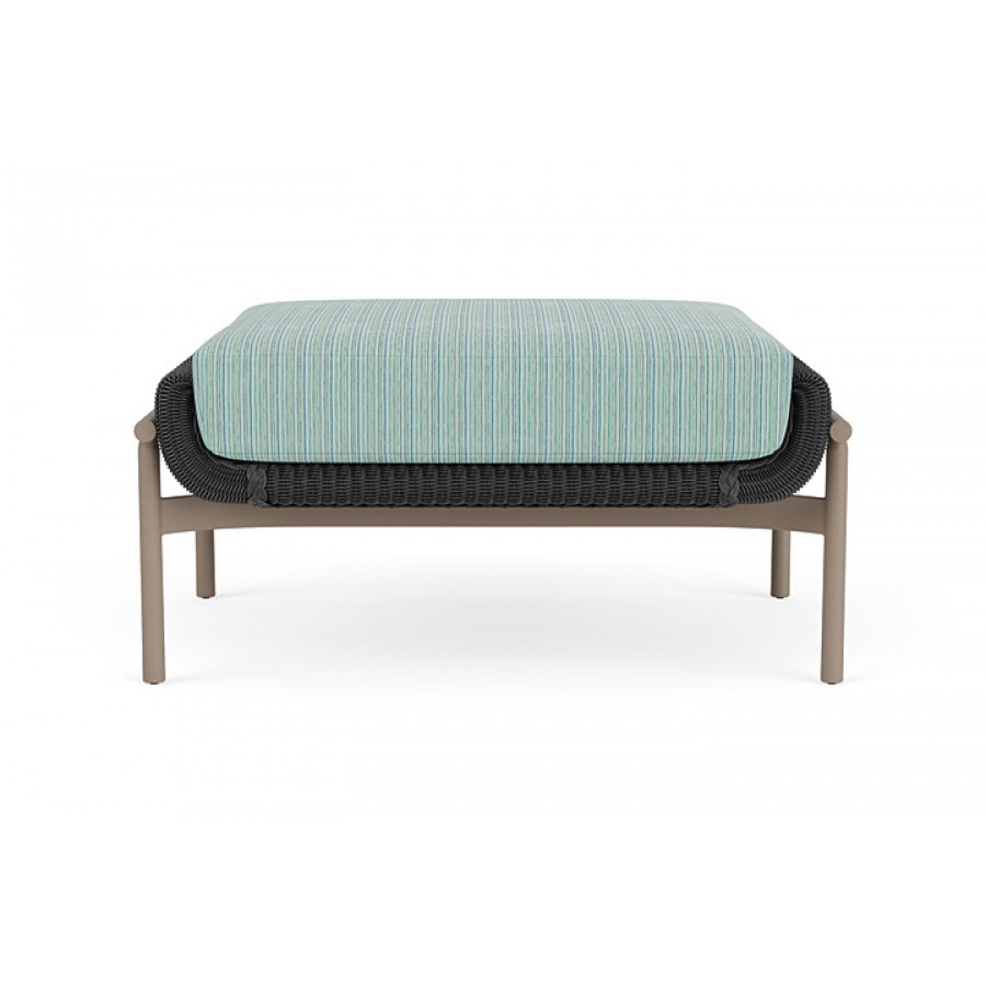 Lloyd Flanders™ Solstice Ottoman  - Charcoal, French Beige