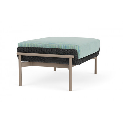 Lloyd Flanders™ Solstice Ottoman  - Charcoal, French Beige