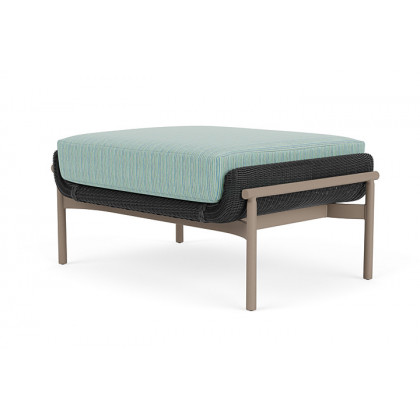 Lloyd Flanders™ Solstice Ottoman  - Charcoal, French Beige
