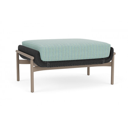 Lloyd Flanders™ Solstice Ottoman  - Charcoal, French Beige