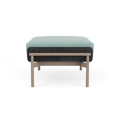 Lloyd Flanders™ Solstice Ottoman  - Charcoal, French Beige