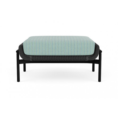 Lloyd Flanders™ Solstice Ottoman  - Charcoal, Ebony