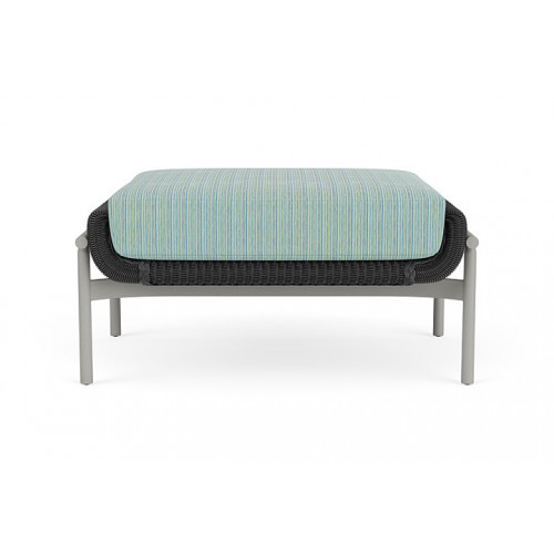 Lloyd Flanders™ Solstice Ottoman  - Charcoal, Platinum