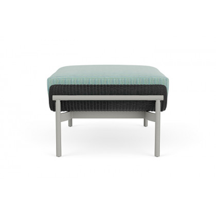 Lloyd Flanders™ Solstice Ottoman  - Charcoal, Platinum
