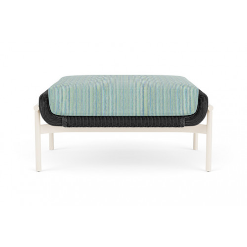 Lloyd Flanders™ Solstice Ottoman  - Charcoal, Ivory