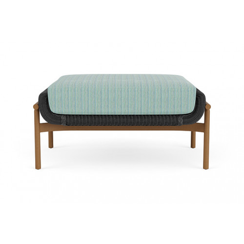 Lloyd Flanders™ Solstice Ottoman  - Charcoal, Hickory