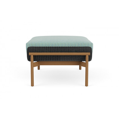 Lloyd Flanders™ Solstice Ottoman  - Charcoal, Hickory