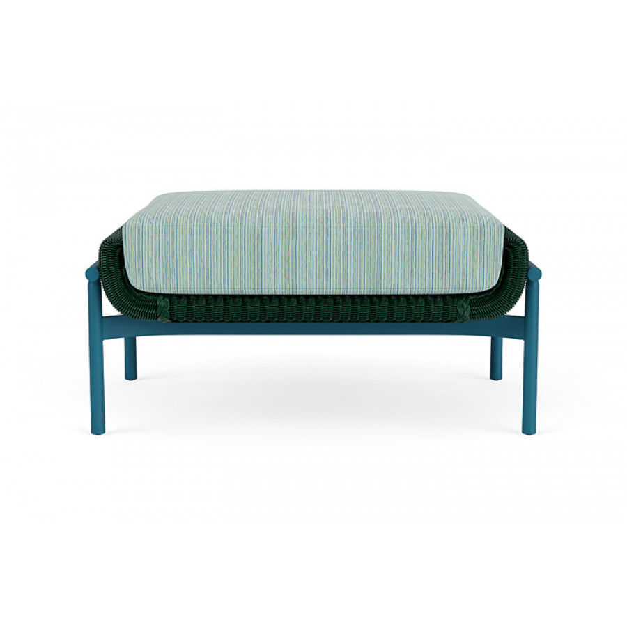 Lloyd Flanders™ Solstice Ottoman  - Woodland, Peacock