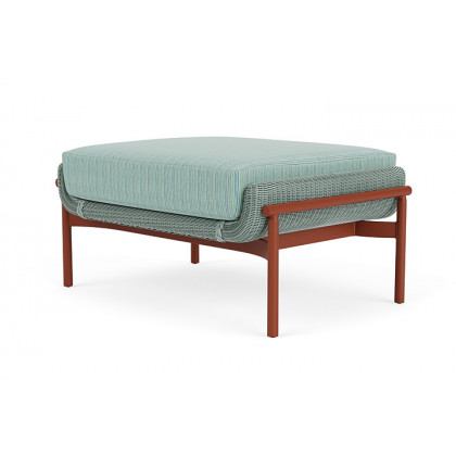 Lloyd Flanders™ Solstice Ottoman  - Sea Glass, Terracotta