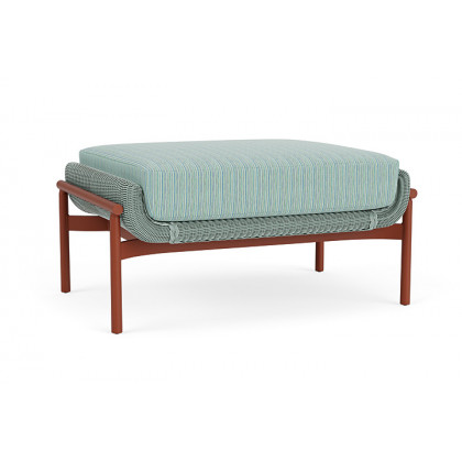 Lloyd Flanders™ Solstice Ottoman  - Sea Glass, Terracotta