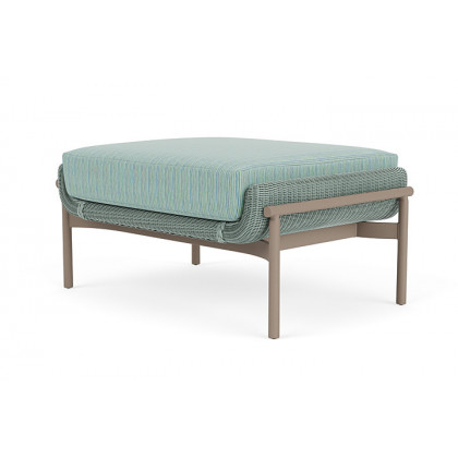Lloyd Flanders™ Solstice Ottoman  - Sea Glass, French Beige