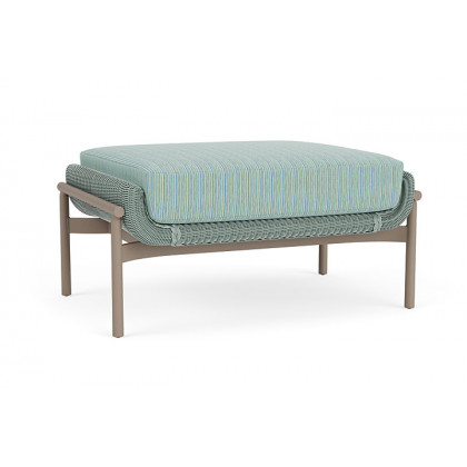 Lloyd Flanders™ Solstice Ottoman  - Sea Glass, French Beige