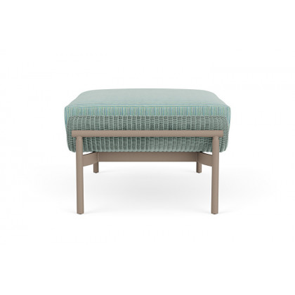 Lloyd Flanders™ Solstice Ottoman  - Sea Glass, French Beige
