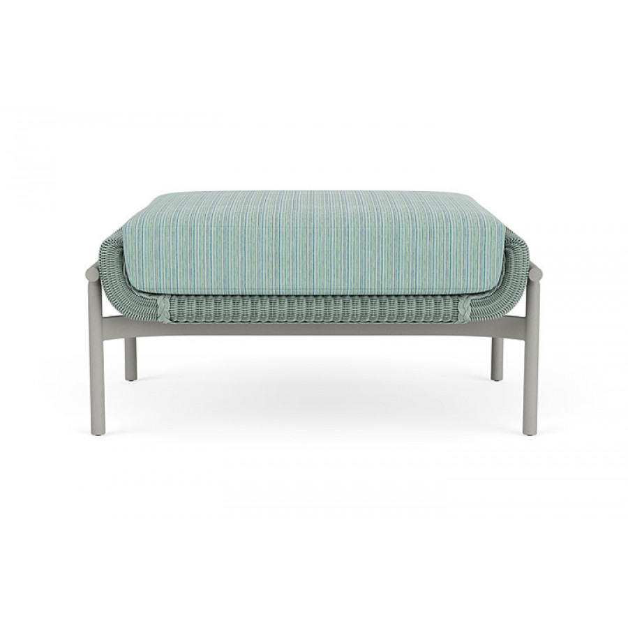 Lloyd Flanders™ Solstice Ottoman  - Sea Glass, Platinum