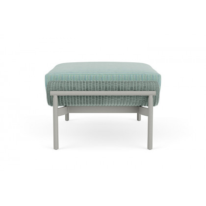 Lloyd Flanders™ Solstice Ottoman  - Sea Glass, Platinum