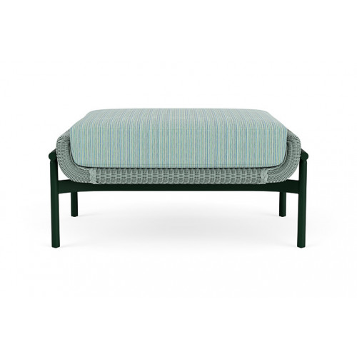 Lloyd Flanders™ Solstice Ottoman  - Sea Glass, Woodland