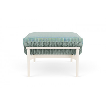 Lloyd Flanders™ Solstice Ottoman  - Sea Glass, Ivory
