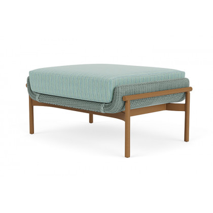 Lloyd Flanders™ Solstice Ottoman  - Sea Glass, Hickory