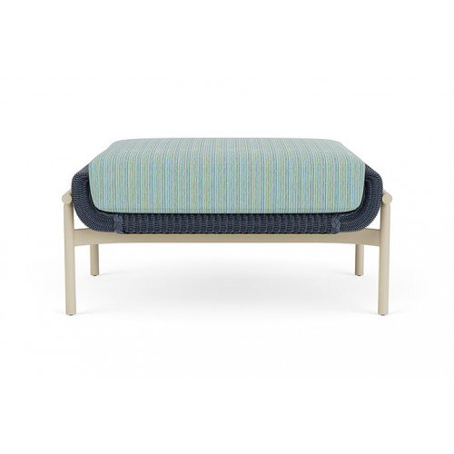 Lloyd Flanders™ Solstice Ottoman  - Denim Blue, Linen