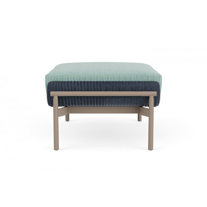 Lloyd Flanders™ Solstice Ottoman  - Denim Blue, French Beige