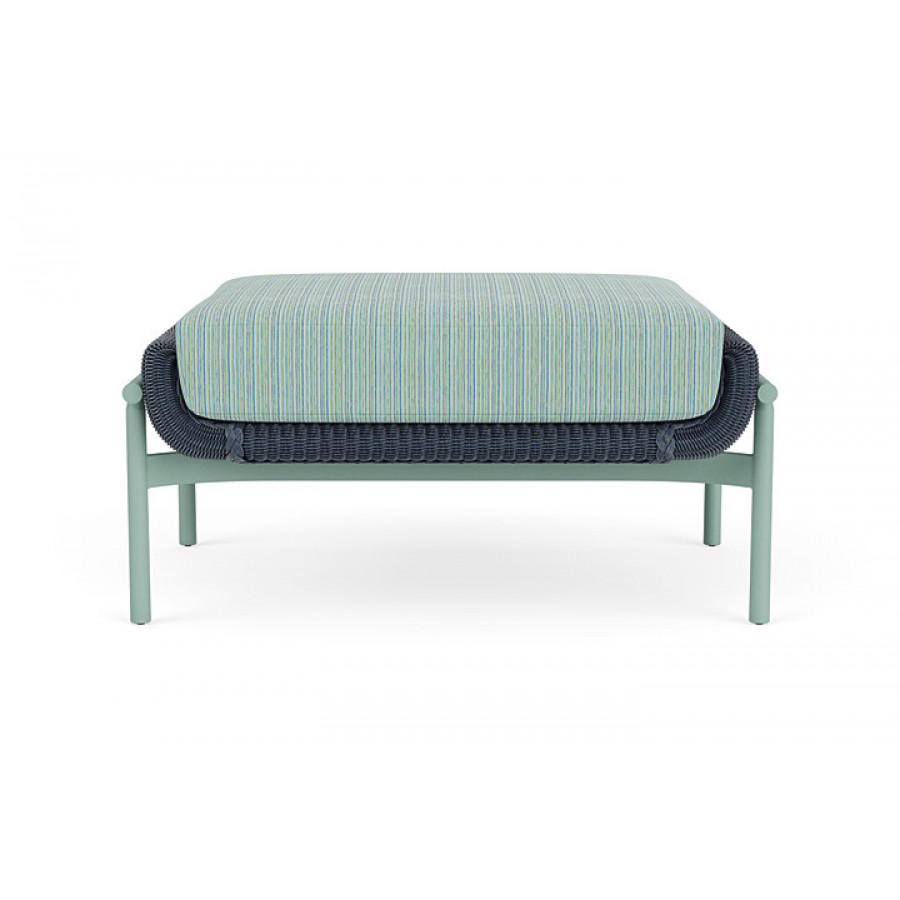 Lloyd Flanders™ Solstice Ottoman  - Denim Blue, Sea Glass
