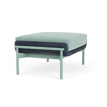 Lloyd Flanders™ Solstice Ottoman  - Denim Blue, Sea Glass