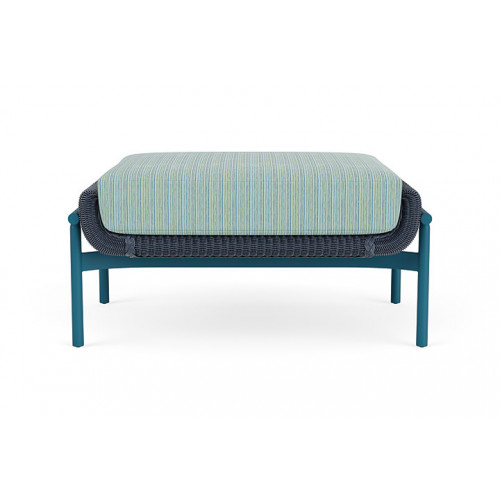 Lloyd Flanders™ Solstice Ottoman  - Denim Blue, Peacock